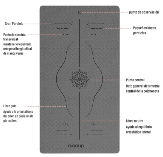 Mat de Yoga 6mm eco con correa