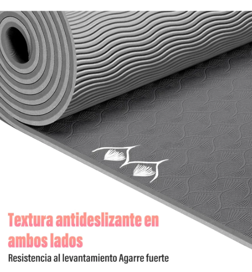 Mat de Yoga 6mm eco con correa