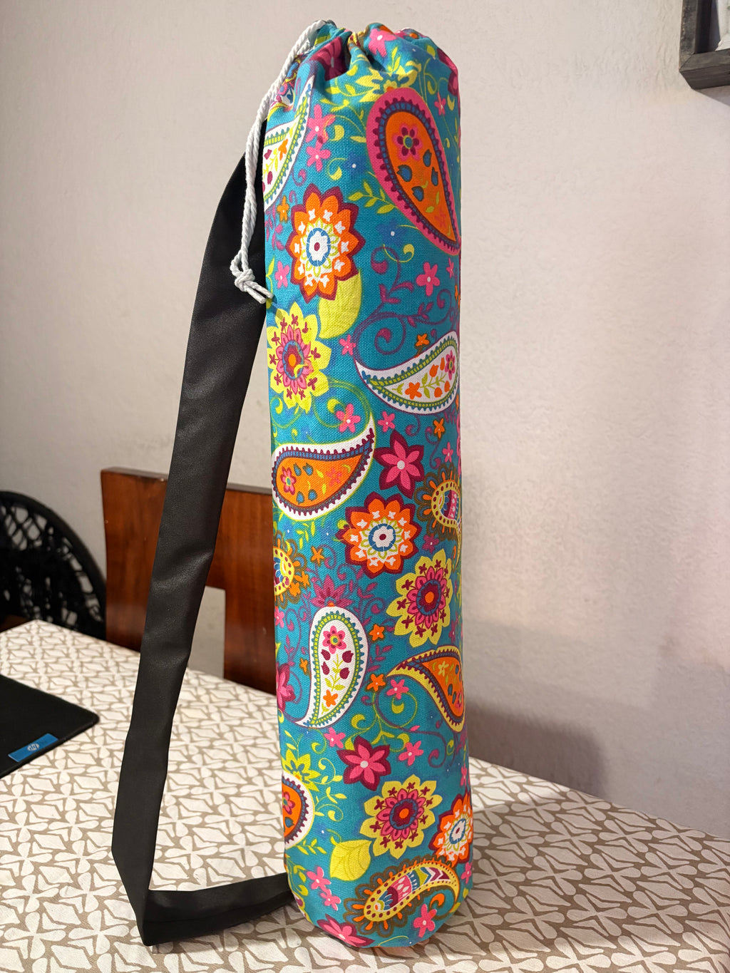 Bolso artesanal para yoga PortMat Colección Prisma multicolor - diseño exclusivo hecho en Chile